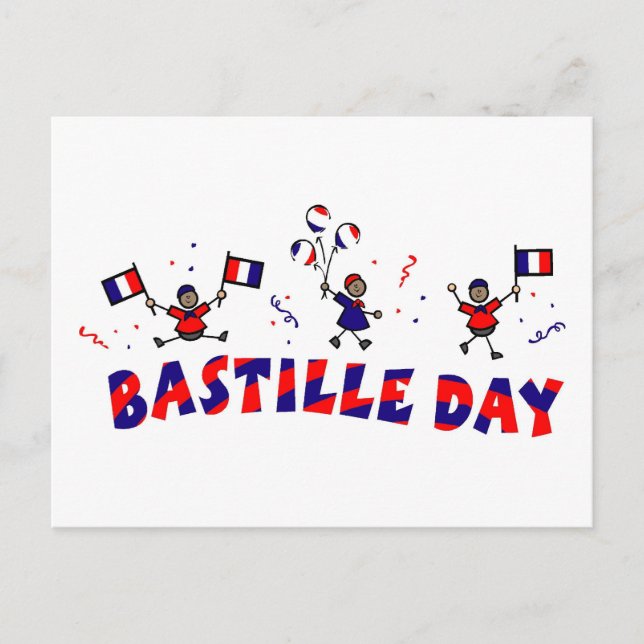 Bastille Day Gifts and Tees Postcard (Front)