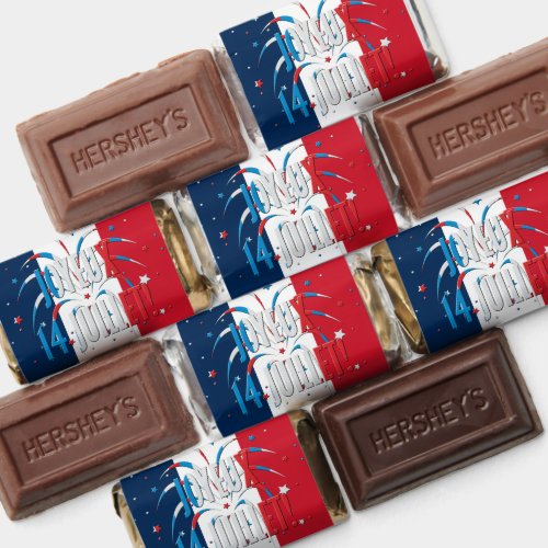 Bastille Day Joyeux 14 Juillet Hersheys Miniatures