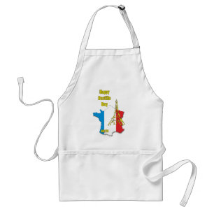 Bastille Day July 14 Adult Apron