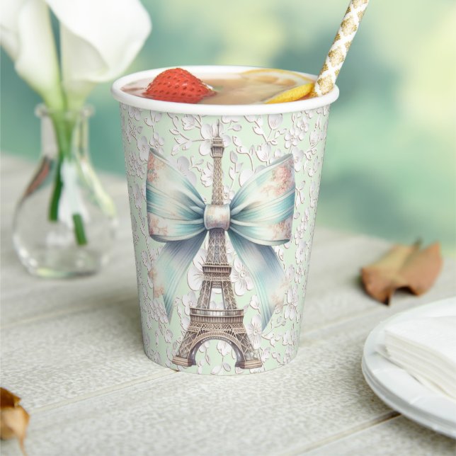 Bastille  Day Paper Cups (Insitu)