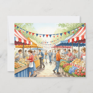 Bastille Day Postcard