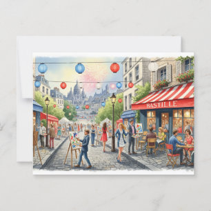 Bastille Day Postcard