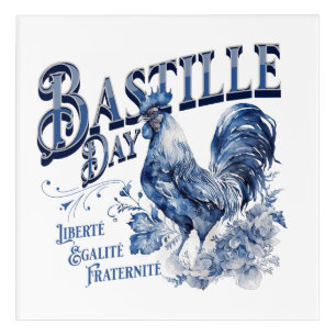 Bastille Day Rooster Acrylic Print