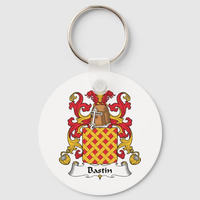 Bastin Family Crest Keychain (Front)
