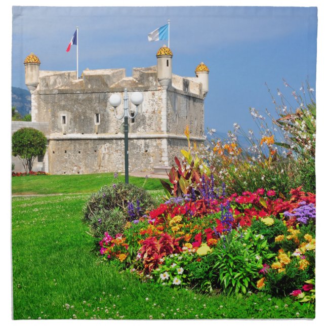 Bastion of Menton in France Napkin (Front)