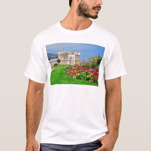 Bastion of Menton in France T_Shirt