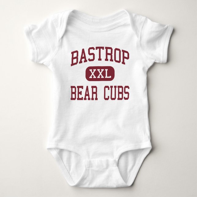 Bastrop - Bear Cubs - Middle - Bastrop Texas Baby Bodysuit (Front)
