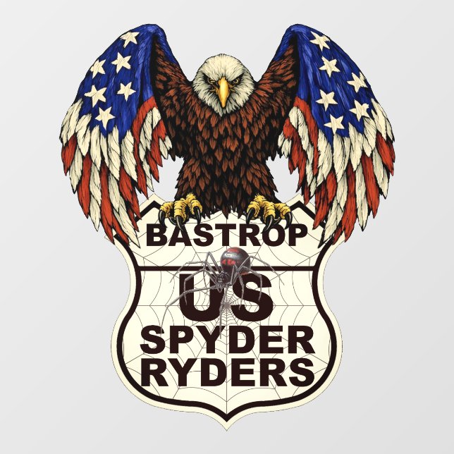 Bastrop Chapter - Decal Eagle Logo (Sheet)