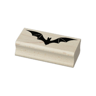 Bat 2 silhouette art stamp