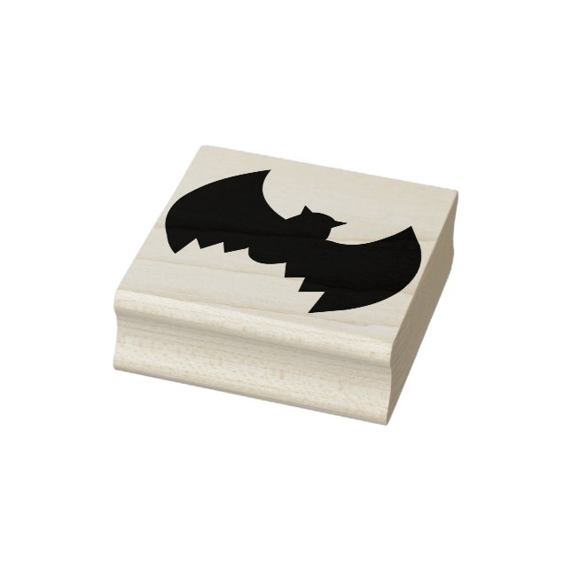 Bat 8 silhouette art stamp (Stamp)
