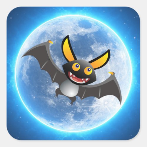 Bat and Moon stickers