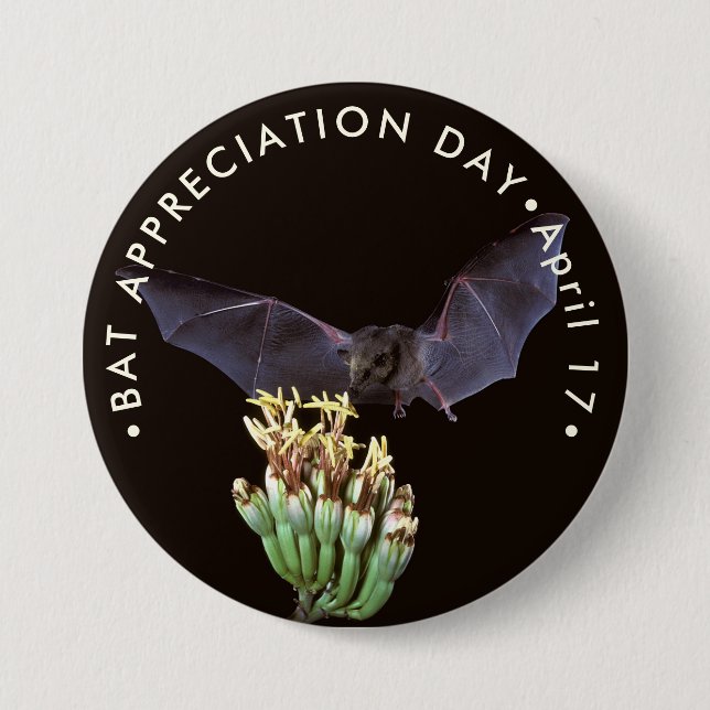 Bat Appreciation Day Button (Front)