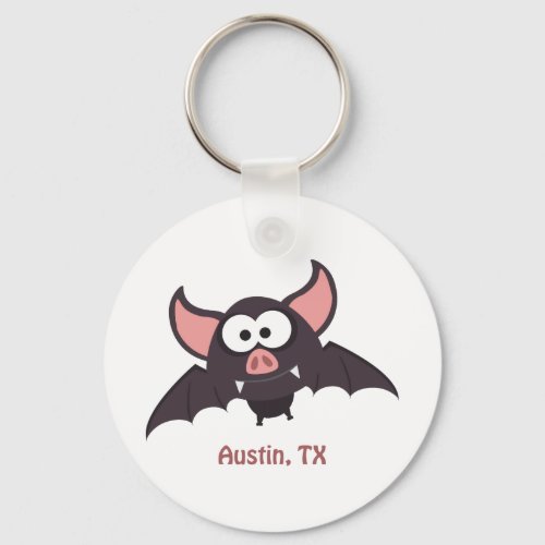 Bat _ Austin Texas Keychain