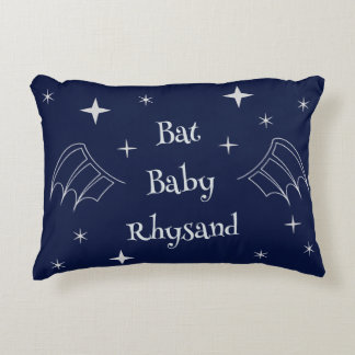 Bat Baby Nursery Accent Pillow Personalized