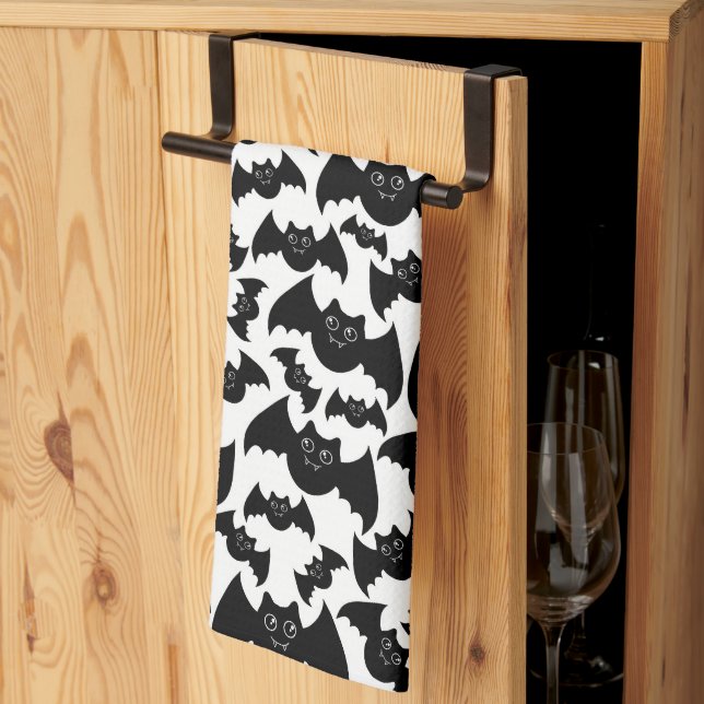 Bat, Bat Kitchen Towel (Thirds Fold)