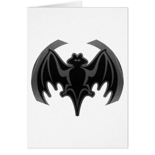 Bat Black Inv The MUSEUM Zazzle Gifts (Front)