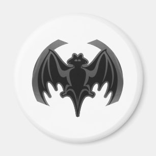 Bat Black Inv The MUSEUM Zazzle Gifts Magnet