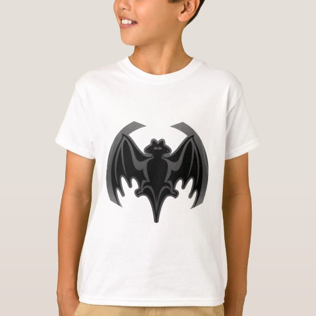 Bat Black Inv The MUSEUM Zazzle Gifts T-Shirt (Front)