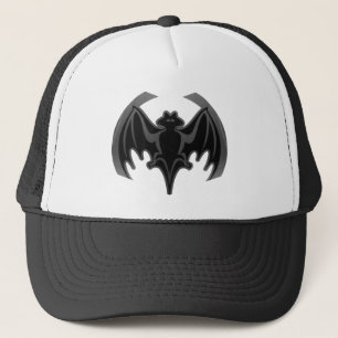Bat Black Inv The MUSEUM Zazzle Gifts Trucker Hat
