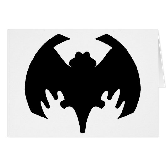 Bat Black The MUSEUM Zazzle Gifts (Front Horizontal)