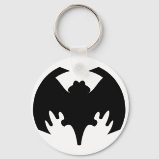 Bat Black The MUSEUM Zazzle Gifts Keychain