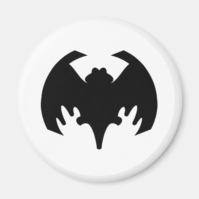 Bat Black The MUSEUM Zazzle Gifts Magnet (Front)