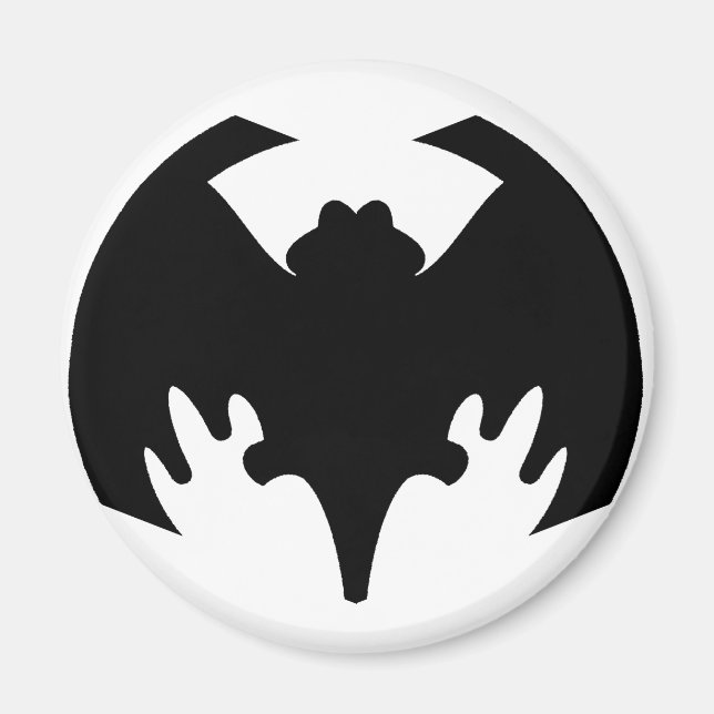 Bat Black The MUSEUM Zazzle Gifts Magnet (Front)