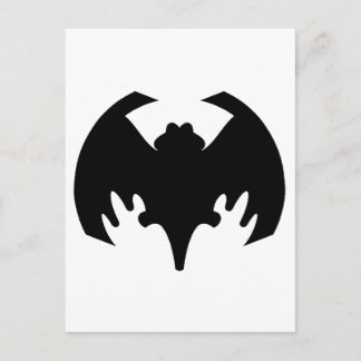 Bat Black The MUSEUM Zazzle Gifts Postcard