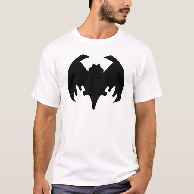 Bat Black The MUSEUM Zazzle Gifts T-Shirt (Front)