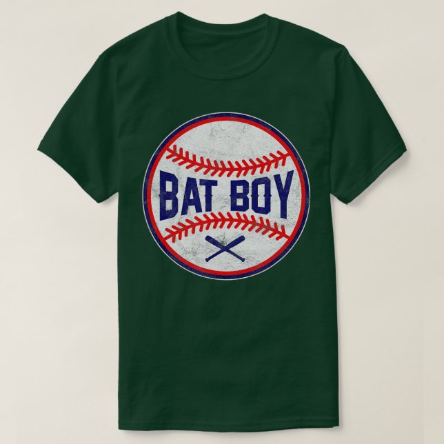 BAT BOY Baseball Positions team designer s  T-Shirt (Design Front)