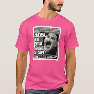Bat Boy Vintage Retro Supermarketabloid Cover Desi T-Shirt