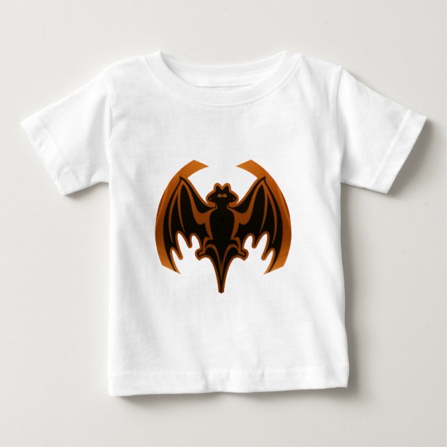 Bat Brown The MUSEUM Zazzle Gifts Baby T-Shirt (Front)