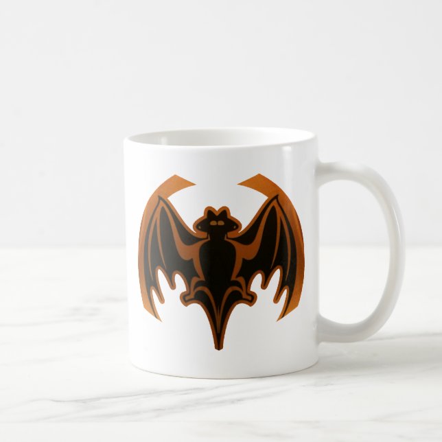 Bat Brown The MUSEUM Zazzle Gifts Coffee Mug (Right)