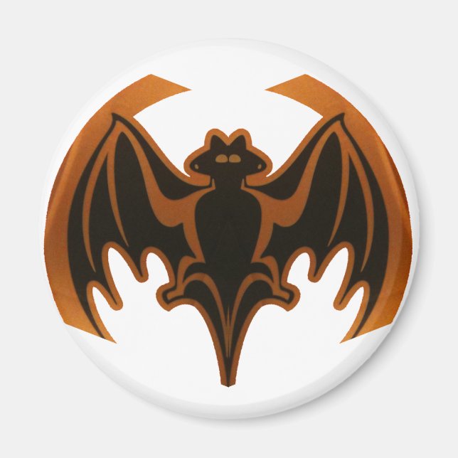 Bat Brown The MUSEUM Zazzle Gifts Magnet (Front)