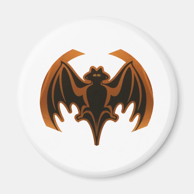 Bat Brown The MUSEUM Zazzle Gifts Magnet (Front)