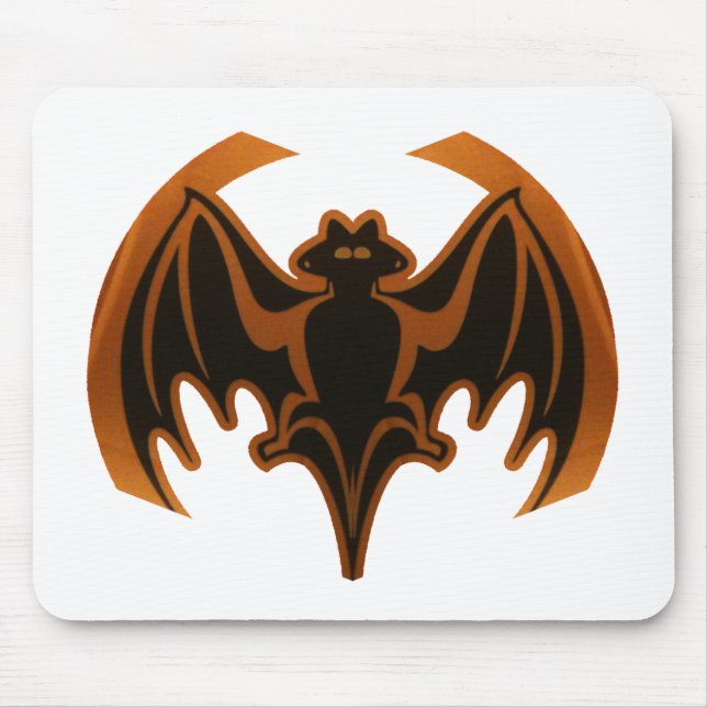 Bat Brown The MUSEUM Zazzle Gifts Mouse Pad (Front)