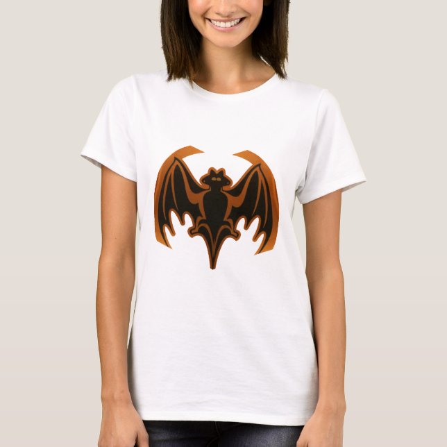 Bat Brown The MUSEUM Zazzle Gifts T-Shirt (Front)