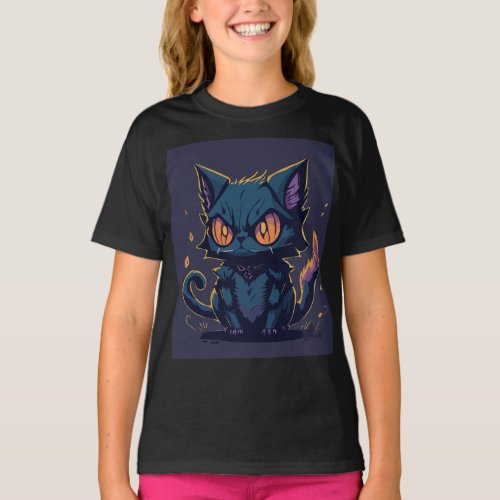 Bat Cat Jumpsuit T_Shirt