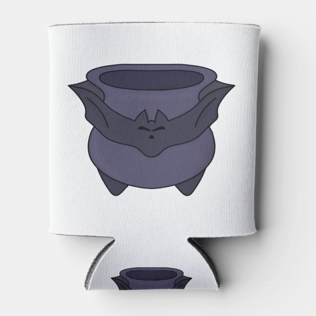 Bat Cauldron Can Cooler (Front)