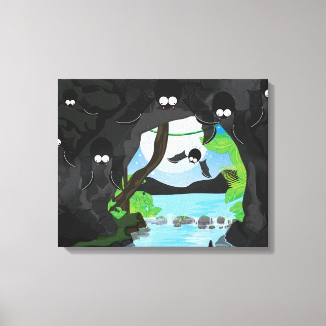Bat Cave Canvas Print (Front)