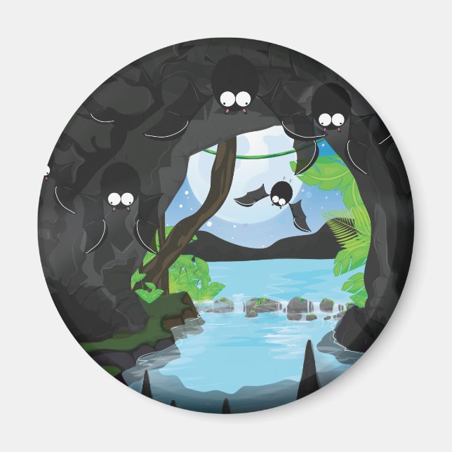 Bat Cave Magnet (Front)