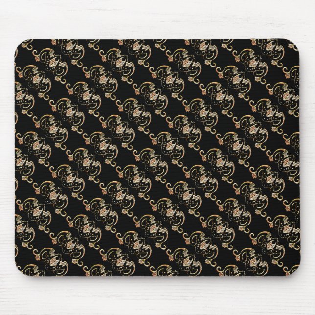 Bat Chinese Symbol Gel Mouse Pad (Front)