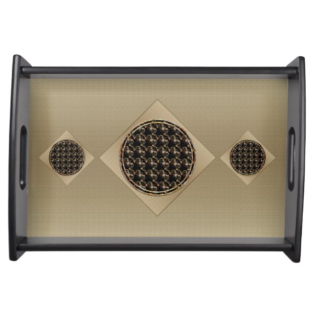 Bat Chinese symbol Serving Tray (Front)