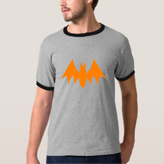 Bat Confetti Graphic Orange T-Shirt