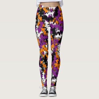 Bat Confetti Leggings - Multi