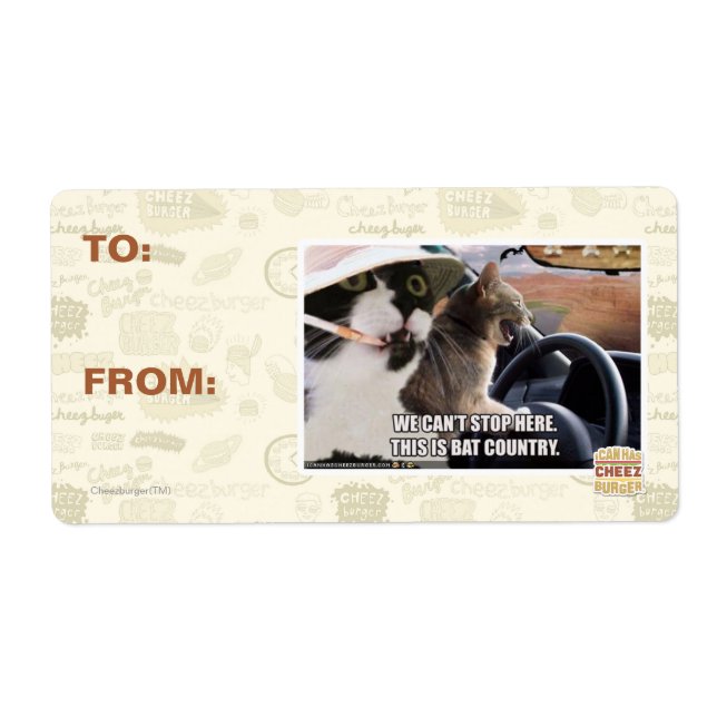 Bat country label (Front)