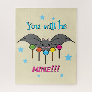 Bat Craving Lollipops - You Will Be Mine Jigsaw Puzzle