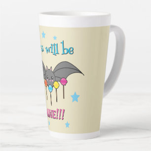 Bat Craving Lollipops - You Will Be Mine Latte Mug