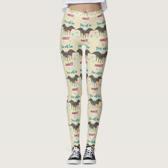 Bat Craving Lollipops - You Will Be Mine Leggings (Front)