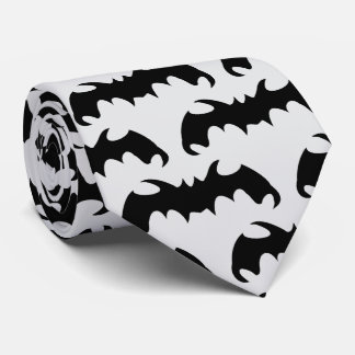 Bat Design Neck Tie